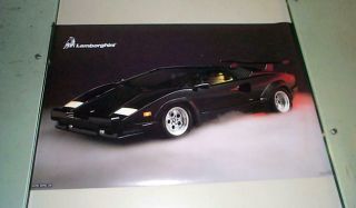 Lamborghini 1990 Vintage Poster & Jaguar 