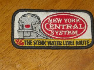 Vintage Railroad Patch York Central System Scenic Water Level Route