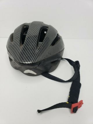 Vintage 90s Limar F104 Black Carbon Fiber Print Bicycle Helmet Size Med 52 - 56cm