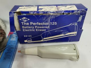 Vintage Alvin Perfector EE - 125 Cordless Electric Eraser w/ Erasers Drafting Draw 2