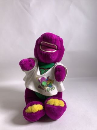 Barney " I Love You " Singing 10 " Plush Stuffed Toy Lyons Group Vintage 90s