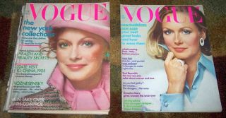 2 Vintage Vogue Magazines February 1st 1972 And July 1972 Women 