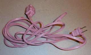 Vintage Pink Extension Cord 10 Feet Long