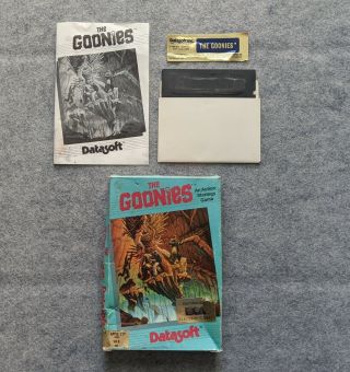 The Goonies Apple Ii Datasoft Vintage Computer Game 1985