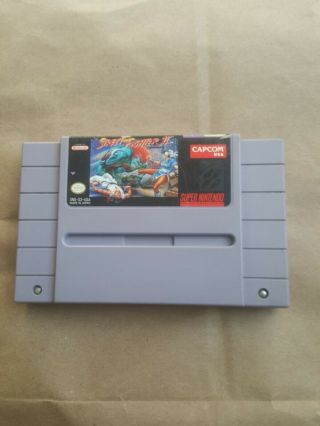 Street Fighter Ii 2 - Nintendo Snes Game Vintage Gem 1991 1 - 9
