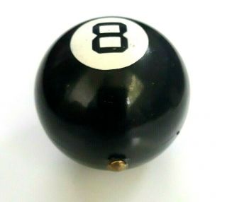 Vintage Wwii Henriette Figural Black Eight 8 Pool Ball Novelty Powder Compact.