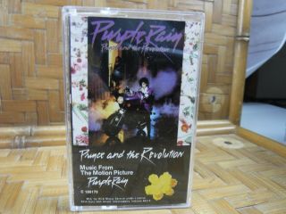 Prince And The Revolution Purple Rain Soundtrack (1984) Vintage Cassette Tape