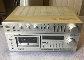 Jvc Vintage Mini Components,  A - E5 Amplifier,  D - E5j Cassette Deck Bundle
