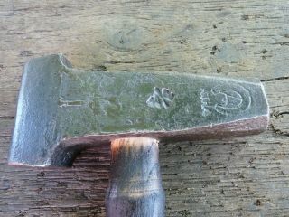 Vintage Atha Blacksmith/anvil/forge 7/8 " Top Fuller Hammer Vg