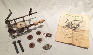 Vintage Morris Register Co.  “new Modern” Coilmaster Coil Winding Machine.