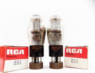N.  O.  S Vintage Rca 884 Matched Date Vacuum Tubes.