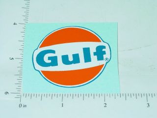 2 " Round Gulf Oil Sticker Style 2 A - 013