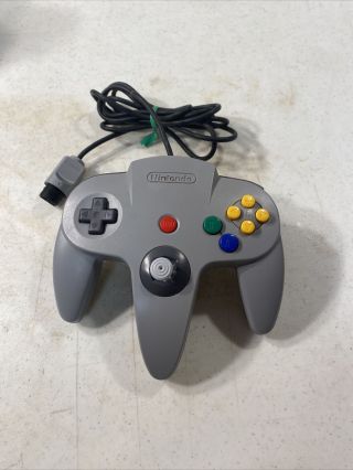 Nintendo 64 Nus - 005 Controller Gray N64 Oem