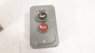 Vintage Cutler Hammer Push Button Switch 9115h83a,  Start & Stop