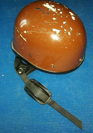 Vintage Smith And Wesson 1960s Police Motorcycle Protective Helmet Sz Large