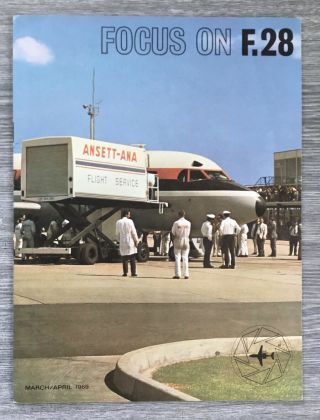 Fokker 28 - Australia Tour Advertising Brochure 1969