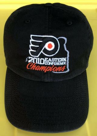 Vintage 2010 Philadelphia Flyers Eastern Conference Champions Hat Cap Nhl