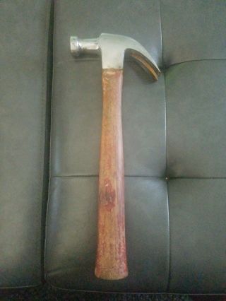 Vintage Plumb Leader 16 Oz Claw Hammer Permabond Handle