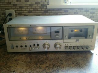 Jvc Kd - 25j Stereo Cassette Deck Silver Vintage Audio