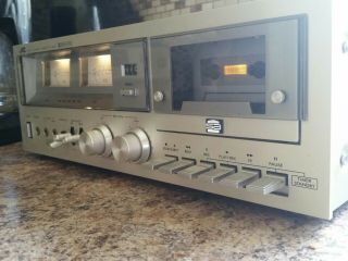 JVC KD - 25J Stereo Cassette Deck Silver Vintage Audio 2