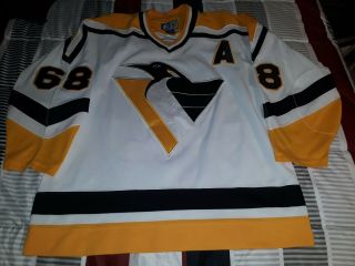 Vintage Pittsburgh Penguins Jaromir Jagr Hockey Jersey Starter Xl Nhl