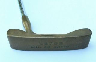 Vintage Baron Golf Putter Model 216,  35.  75 " Overall,  Bp Grip,  Made In The Usa