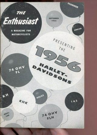 Harley Davidson Motorcycle Enthusiast - 1956 - Harley Model Presentation