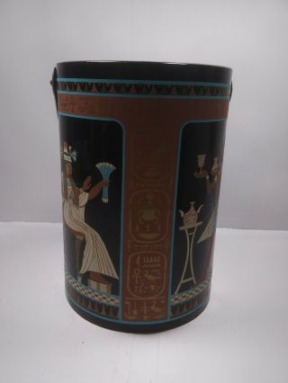 Vintage Georges Briard Ice Bucket Mid Century Egyptian 11x8 Inch