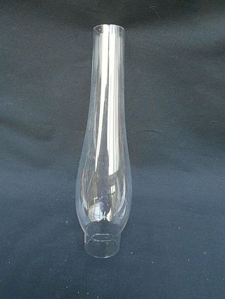 Clear Glass Oil Lamp Chimney For Traditional Vintage Oil Lamp (9.  5 " High) C