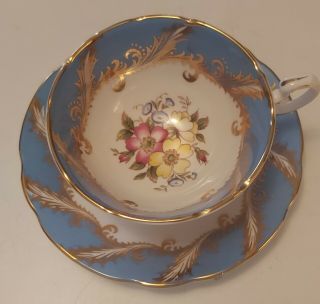 Rare Vintage " Paragon - F10418 " Tea Cup And Saucer - Attractive Floral Bowl