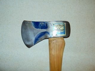 Vintage Collins 3 1/2 lb.  Commander Axe With Sticker on Head & Handle - 3