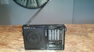 Sony Icf - 7600a Fm/mw/sw Vintage Radio Receiver Made In Japan