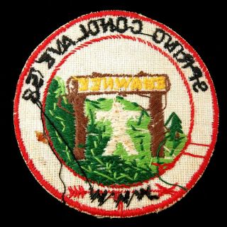 Vintage 1953 Boy Scouts Order of Arrow Spring Conclave Shawnee Lodge Patch 2