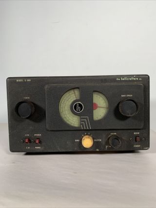 Vintage Hallicrafters S - 38b Ham Radio Receiver