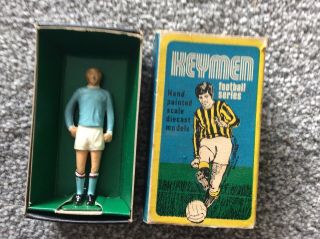 Manchester City Fc Vintage Keymen Boxed Colin Bell Diecast Model Freepost