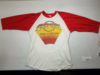 Vintage 1981 Commodores World Tour T - Shirt