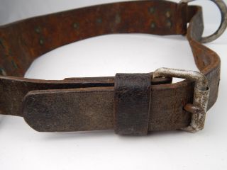Vintage W.  L.  P.  Co.  Brooklyn Leather Lineman ' s Climbing Belt XL 51 