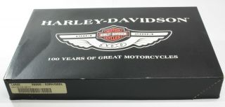 Harley - Davidson 100th Anniversary Gift Box 100 Years Of Great Motorcycles