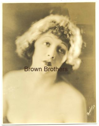 Vintage 1920s Hollywood Drug Scandal Actress Barbara La Marr Photo By Woodbury