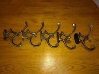 Set Of 5 Cast Iron Vintage Style Coat Hook