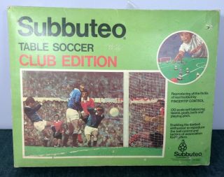 Vintage Subbuteo Table Soccer - Club Edition 79/80 As Seen