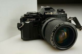 Vintage Minolta X - 700 35mm Slr Film Camera With 28 - 85mm F/3.  5 - 4.  5 Zoom Lens