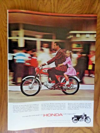 1965 Honda 90 Ad You Meet The Nicest People On A Honda