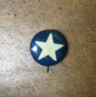 Durant Star Automobile Pin Back Button - 1920 