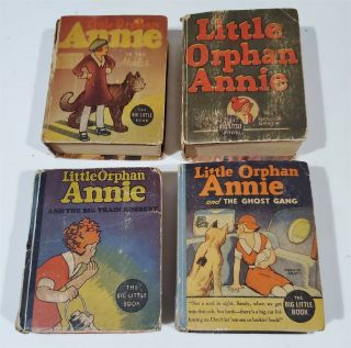 8 Vintage 30/40s Big Little Book Little Orphan Annie