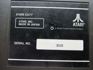 Vintage Atari CX77 Portable Handheld Gaming Touch Tablet 2