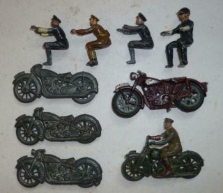 Johillco/ Morestone Vintage Lead Motorcycles & Riders For Restoration 1930/40 