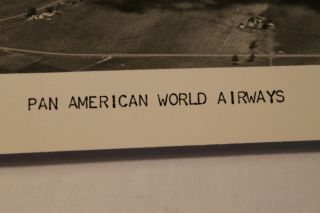 Photo: PAN AMERICAN WORLD AIRWAYS Douglas DC - 7C.  B&W.  8 