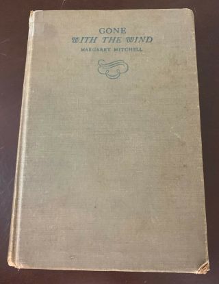 1936 Gone With The Wind Margaret Mitchell First Edition June Printing Book Vtg