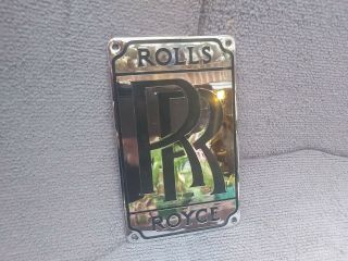 Rolls Royce Car Badge Emblem Sign Decal Classic Car Vintage Collectible St23382